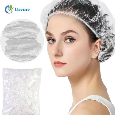 100pcs/Pack Round Disposable Shower Caps Hair Cap Disposable For Personal Care